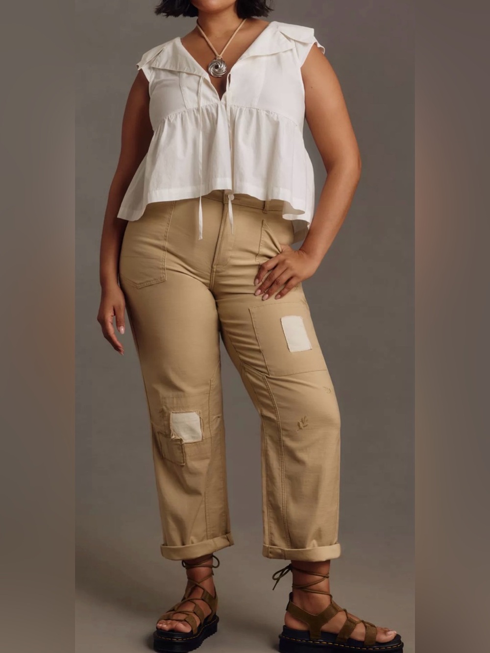 Anthropologie Pilcro The Camp Wanderer Patchwork Pants - Plus Size 22W - NWOT